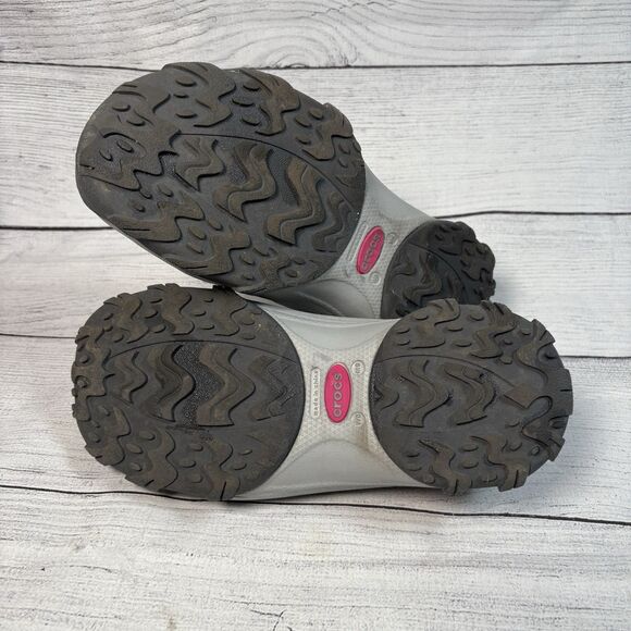 Crocs Bite Collection Trailbreaker Sandals Unisex M6 W8 Outdoor Hiking Gray Pink - Picture 5 of 5